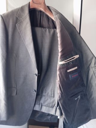 Traje de vestir gris