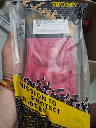 Guantes de cuero rosa para moto
 Nuevos a estrenar