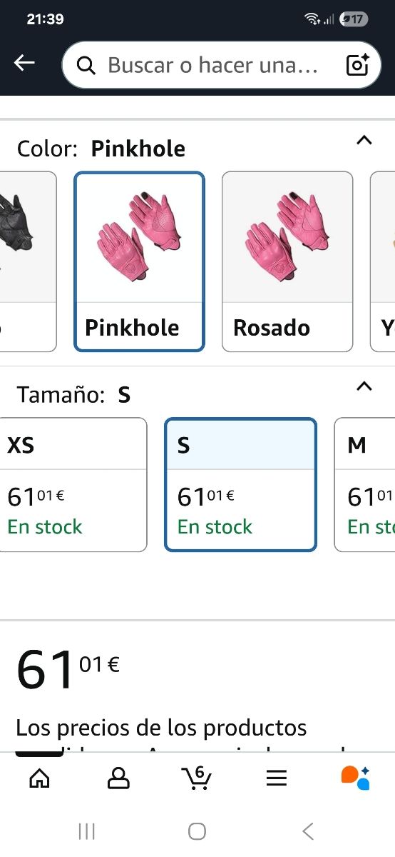 Guanti da moto in pelle rosa  Da nuovo a nuovo di zecca