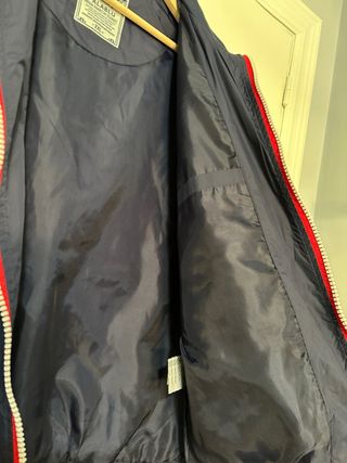 Chaqueta Bomber Azul Marino Talla XXL 100% Nylon