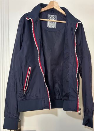 Chaqueta Bomber Azul Marino Talla XXL 100% Nylon