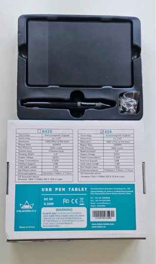 Tableta Gráfica Huion USB Pen Tablet