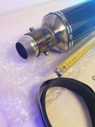 Silenciador Deportivo Moto Carbono