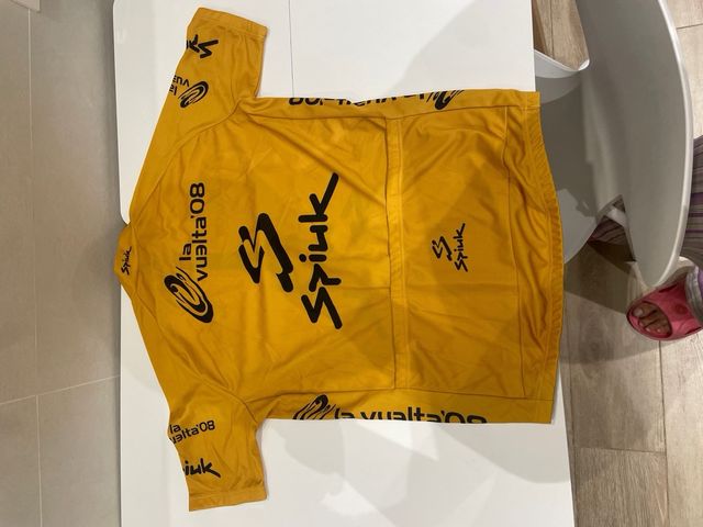 Maillot Ciclismo Spiuk Amarillo La Vuelta 08 Talla