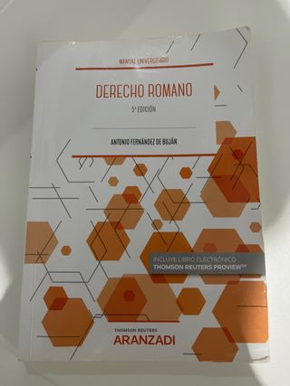Derecho Romano (Papel + e-book)