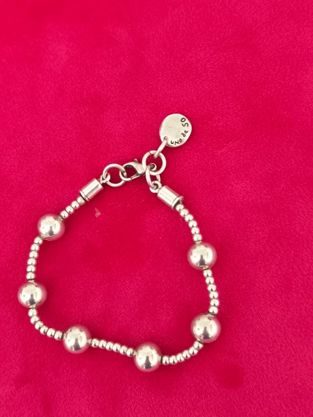 Pulsera UNO de 50 Bolas Plata