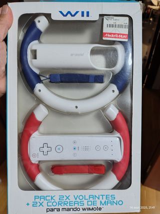 Pack 2 Volantes y Correas Wii