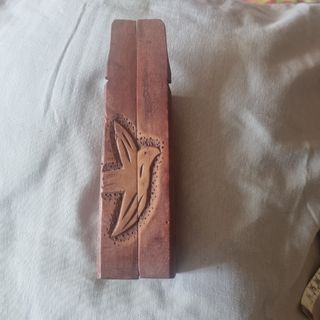 Tríptico madera tallada a mano