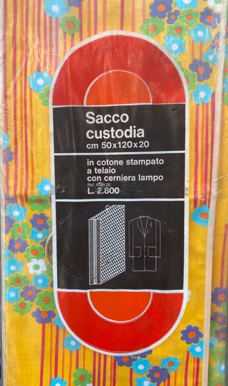 Sacco custodia porta abiti nuovo cotone