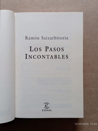 Los pasos incontables - Saizarbitoria