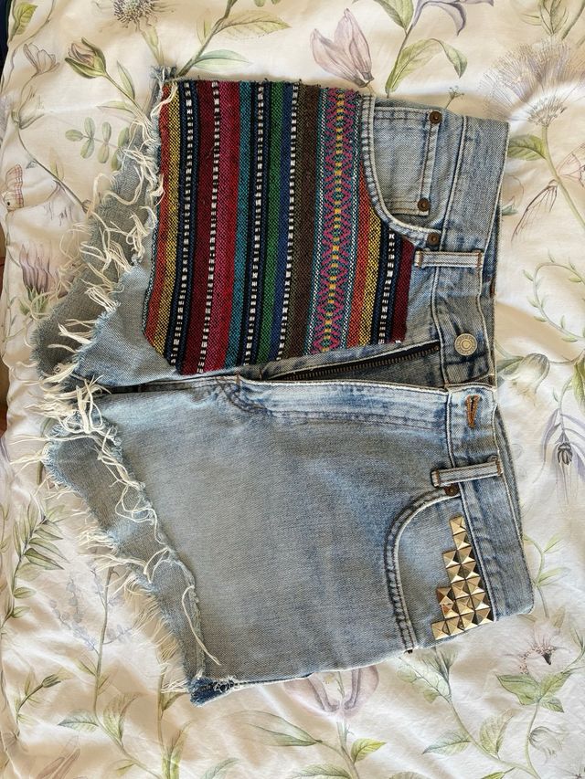 Shorts vaqueros customizados