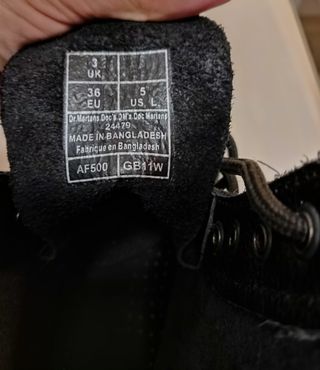Botas Dr. Martens Talla 36 Negras