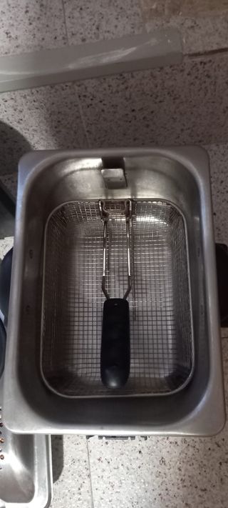 Freidora de acero inoxidable