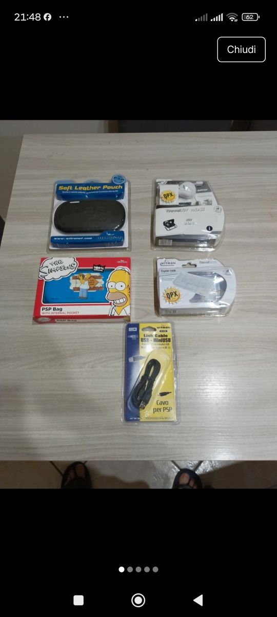 Accessori per Nintendo PSP: Borsa, Cavo e Custodia