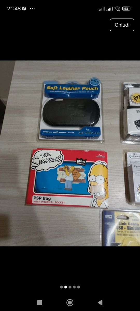 Accessori per Nintendo PSP: Borsa, Cavo e Custodia