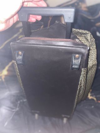Bolso de mano con ruedas y manija (de lujo)
