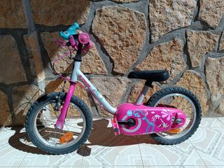 Bicicleta infantil Btwin rosa