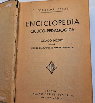 Enciclopedia Cíclico-Pedagógica Grado Medio 1949