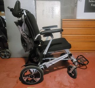 Silla ruedas electrica plegable