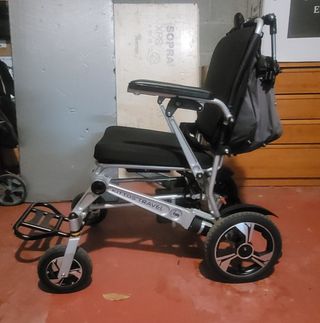 Silla ruedas electrica plegable