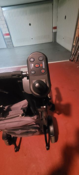 Silla ruedas electrica plegable