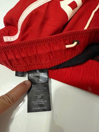 Bañador G-Star RAW Talla S Azul/Rojo