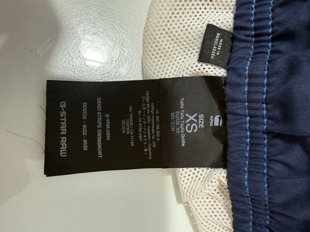 Bañador G-Star RAW Talla S Azul/Rojo