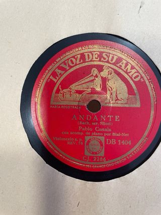 Discos de pizarra gramofono