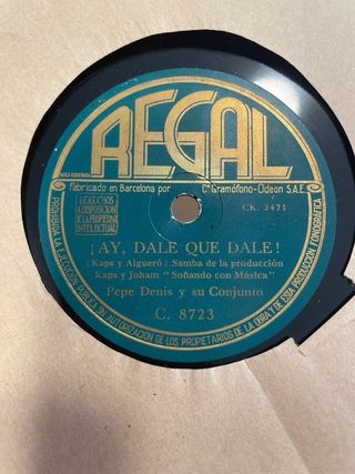 Discos de pizarra gramofono