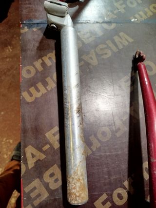 Cuadro MTB 26 Rojo, horquilla+tija.