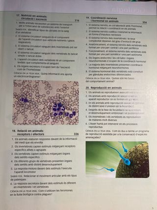 Biologia I Geologia, 1 Batxillerat