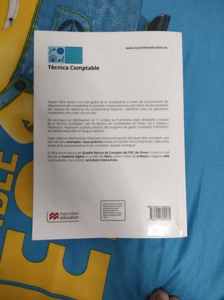 Libro:Tècnica Comptable.Para Formación Profesional