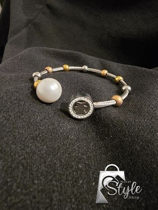 Pulsera Acero Inoxidable Perla