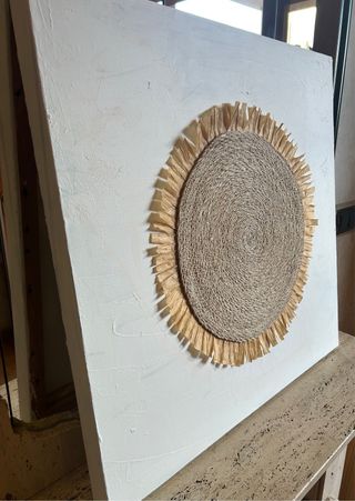 Lienzo 70x70 estilo natural boho