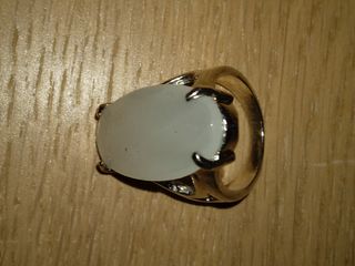 Anillo Piedra Natural Blanca