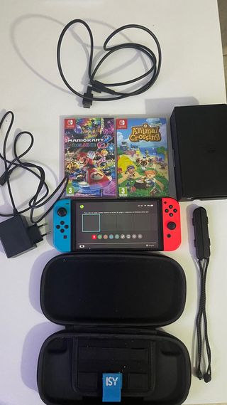 Nintendo Switch OLED+2 Juegos+Funda (no separado)