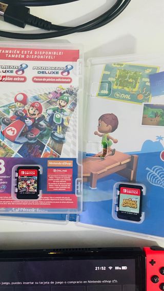Nintendo Switch OLED+2 Juegos+Funda (no separado)