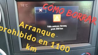 Arranque prohibido en km, Urea, Adblue, Eolys, Nox