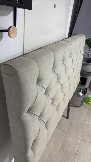 Cabecero tapizado Maison du Monde beige