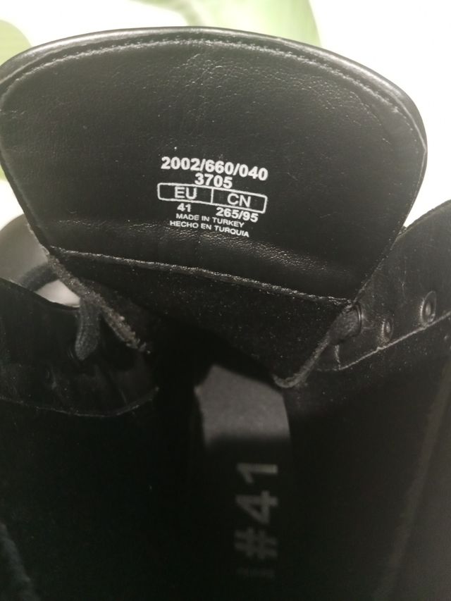 Botas negras de plataforma