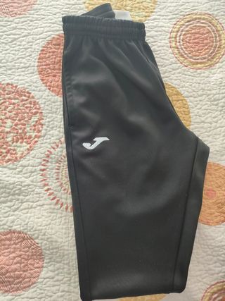 2 Pantalones Chándal Niño Adidas y Joma Negros