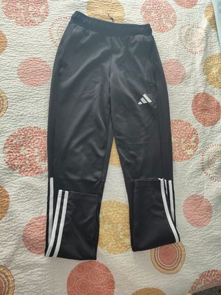 2 Pantalones Chándal Niño Adidas y Joma Negros
