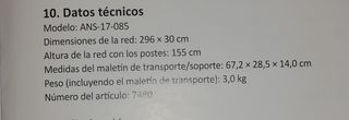 Set Bádminton Portátil con Red