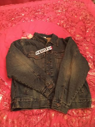 Cazadora tejana hombre superchula ,Talla L,forrada