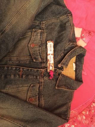 Cazadora tejana hombre superchula ,Talla L,forrada