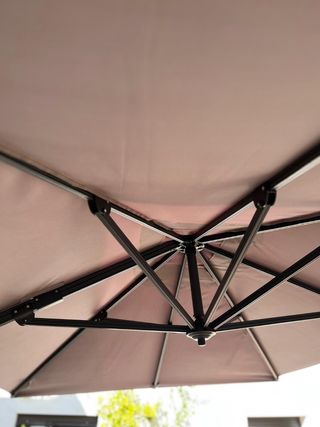 Sombrilla / parasol rectangular 2x3m + pesos