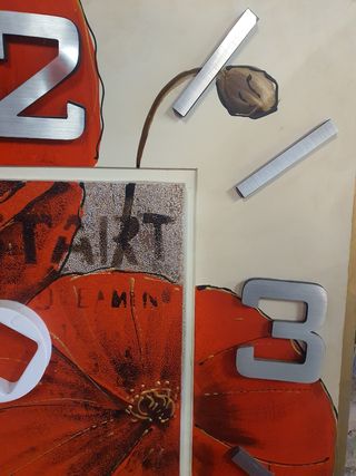 Soporte reloj cuadro grande