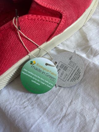 Zapatos Natural World Talla 38 Rojos