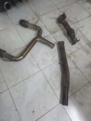 Downpipe, Supresor catalizador y tramo final Audi 