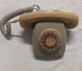 Teléfono Eraldo Vintage Beige y Gris